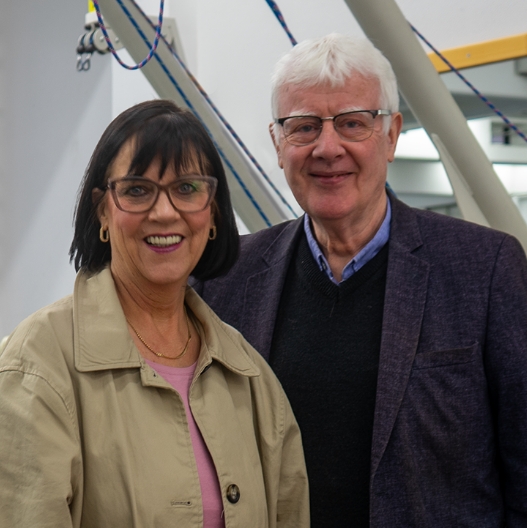 Leiterin des BBWs Sabine Riddermann und REHA MedizinerDr. Michael Knobloch vom BBW Volmarstein